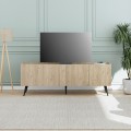 Luna Megapap melamine TV unit in oak color 180x41x62cm.