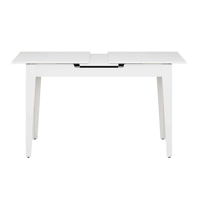 Trendline Megapap melamine extendable table in white color 120/150x70x75cm.