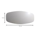 Luna Megapap wall mirror in black color 120x2x52cm.