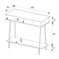 Elite Megapap melamine sideboard in mink color 100x40x88cm.