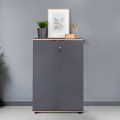 Rio Megapap melamine office file cabinet with lock in anthracite color 72x34x109cm.