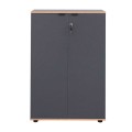 Rio Megapap melamine office file cabinet with lock in anthracite color 72x34x109cm.