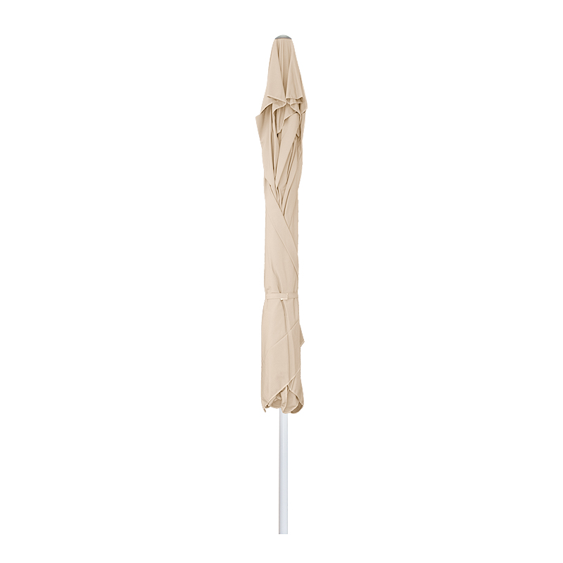Juno Megapap professional umbrella aluminium frame fabric in ecru color 3x3m.