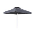Juno Megapap professional umbrella aluminium frame fabric in anthracite color 3x3m.