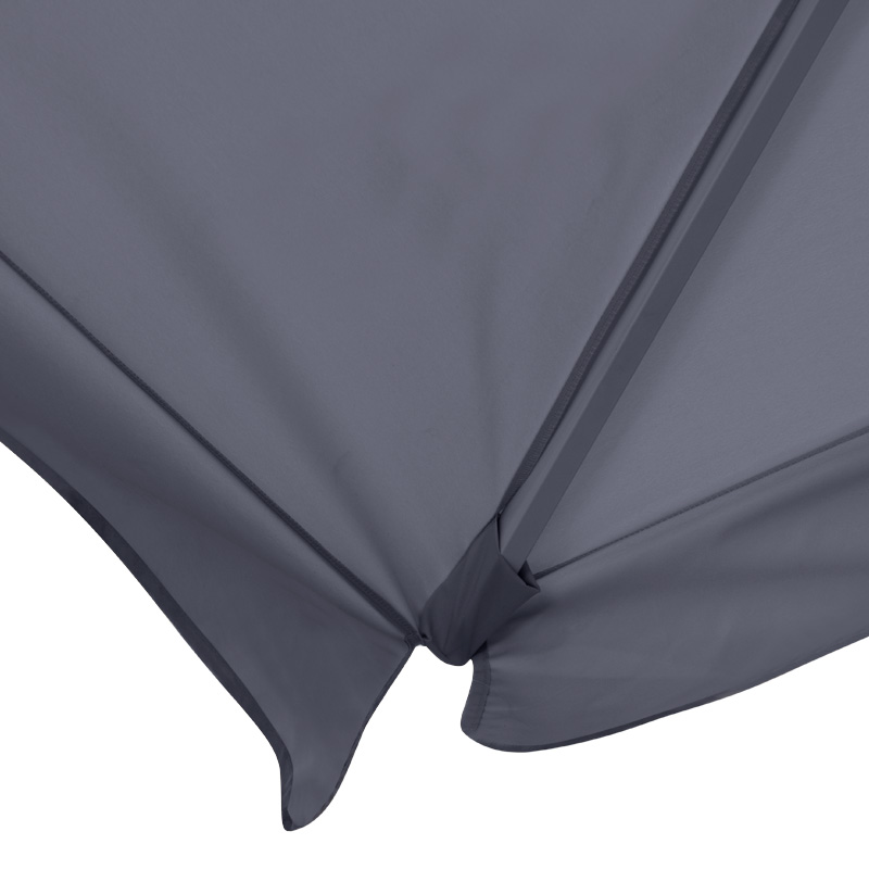 Juno Megapap professional umbrella aluminium frame fabric in anthracite color 3x3m.