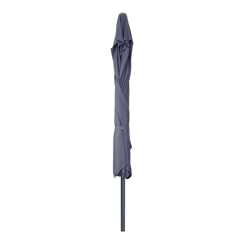 Juno Megapap professional umbrella aluminium frame fabric in anthracite color 3x3m.