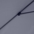 Dylan Megapap aluminium frame umbrella fabric in antacite color 3x3m.