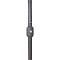 Dylan Megapap aluminium frame umbrella fabric in antacite color 3x3m.