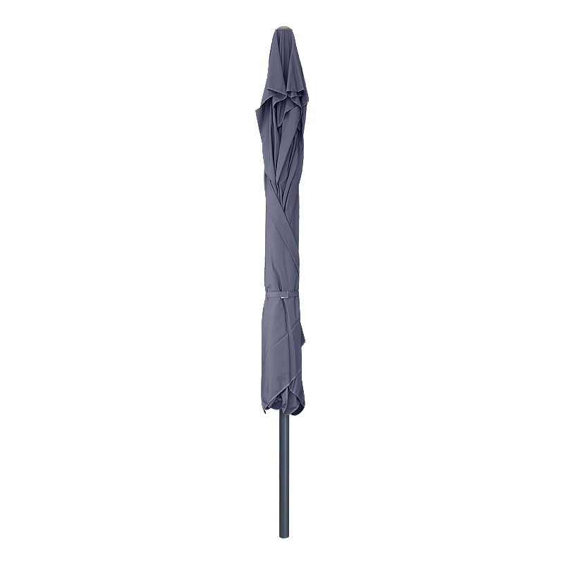 Dylan Megapap aluminium frame umbrella fabric in antacite color 3x3m.