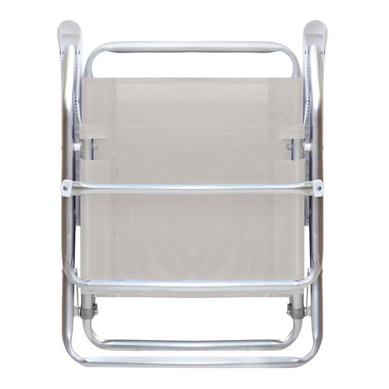 Alu Megapap aluminum beach chair in white color 54x52x80cm.