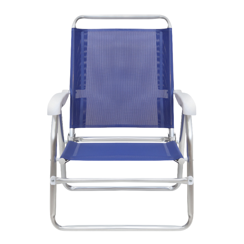 Alu Megapap aluminum beach chair in blue color 54x52x80cm.