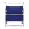 Alu Megapap aluminum beach chair in blue color 54x52x80cm.