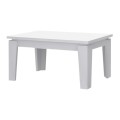 Growth Megapap melamine coffee table in white color 90x45x45cm.