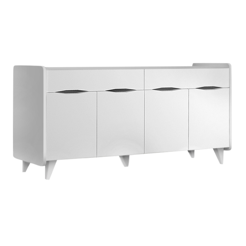 Sila Megapap melamine buffet in white color 140x45x72cm.