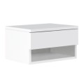 Mary Megapap melamine hanging bedside table in white color 40x30x23cm.
