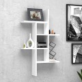 Ραφιέρα τοίχου Alize Megapap χρώμα λευκό 100x17x60εκ.