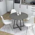Rubes Megapap metallic - melamine table in anthracite color 100x100x78cm.