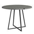 Rubes Megapap metallic - melamine table in anthracite color 100x100x78cm.