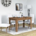 Marlon Megapap melamine expanding table in walnut color 140+40x80x76cm.