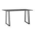 Τραπέζι Gable Megapap χρώμα γκρι σκυροδέματος 140x80x76εκ.
