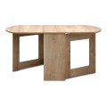 Winslet Megapap expanding table in sonoma color 34(63+63)x80x76cm.