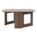 Winslet Megapap expanding table in walnut color 34(63+63)x80x76cm.