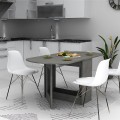 Winslet Megapap expanding table in anthracite color 34(63+63)x80x76cm.