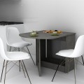 Winslet Megapap expanding table in anthracite color 34(63+63)x80x76cm.
