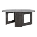 Winslet Megapap expanding table in anthracite color 34(63+63)x80x76cm.
