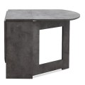 Winslet Megapap expanding table in anthracite color 34(63+63)x80x76cm.