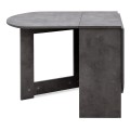 Winslet Megapap expanding table in anthracite color 34(63+63)x80x76cm.