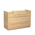 Lemmon Megapap melamine reception office in sonoma color 160x70x110cm.