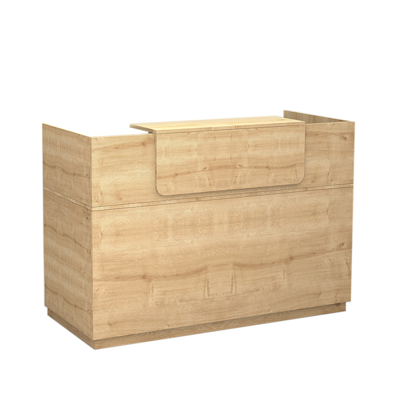 Lemmon Megapap melamine reception office in sonoma color 160x70x110cm.