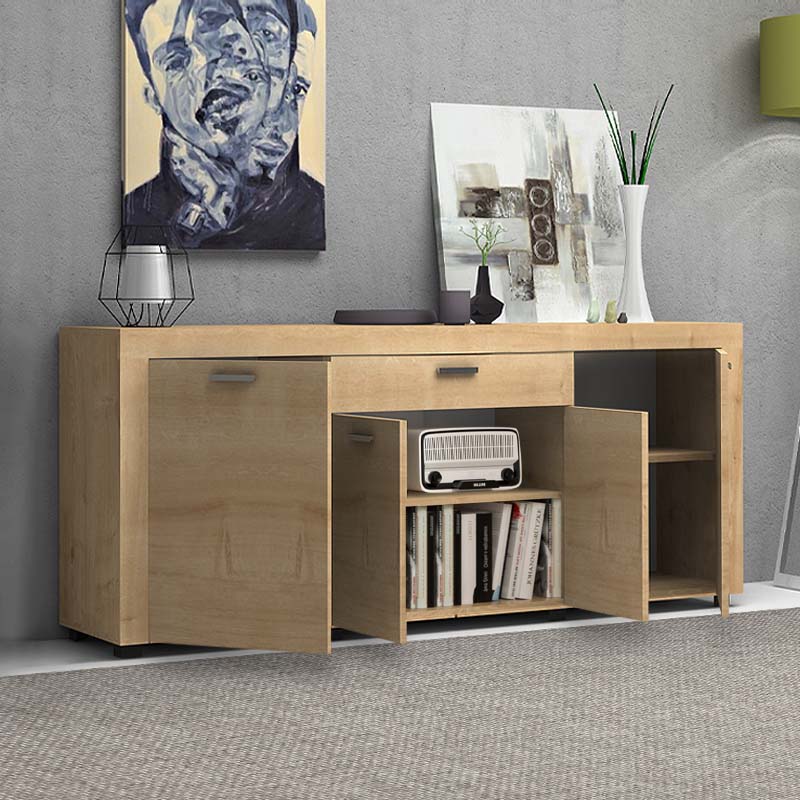 Joseph Megapap melamine buffet in sonoma color 177x40x76cm.