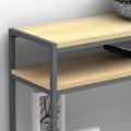 Κονσόλα New Smart Megapap χρώμα oak 120x33x90εκ.