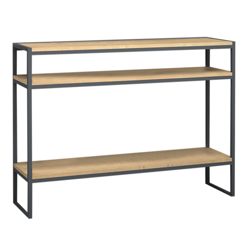 Κονσόλα New Smart Megapap χρώμα oak 120x33x90εκ.