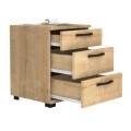 Roco Megapap melamine night stand in oak color 40x39x57cm.