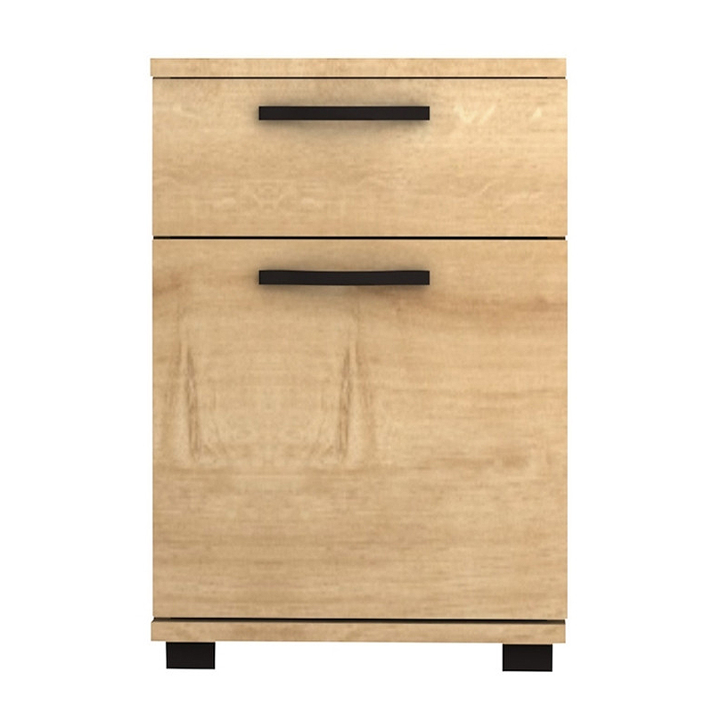 Veto Megapap melamine night stand in oak color 40x39x57cm.