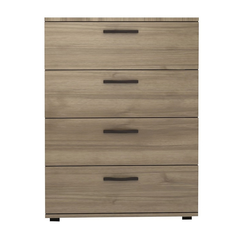 Velika Megapap melamine dresser in walnut color 73x44x96cm.