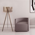 Rosling Megapap Mdf/fabric/Pvc floor lamp in walnut/brown color 38x21x140cm.
