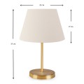 Rosenthal Megapap fabric/Pvc/chrome in cream/golden color 22x17x37cm.