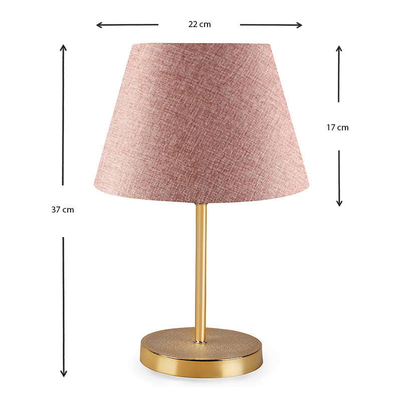 Rosenthal Megapap fabric/Pvc/chrome in pink/golden color 22x17x37cm.