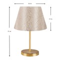 Rosenthal Megapap fabric/Pvc/chrome in golden color 22x17x37cm.