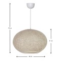 Gibson Megapap ceiling lamp in beige color 40x21x70cm.