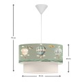 Goofy Megapap fabric ceiling lamp with cute balloons 30x20x70cm.