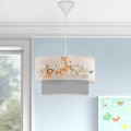 Goofy Megapap fabric ceiling lamp with cute little animals 30x20x70cm.