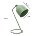 Treviso Megapap E14 metal table lamp in mint green color 11x13x30cm.
