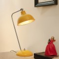 Travis Megapap E14 metal table lamp in yellow color 16.5x11x42cm.