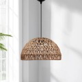 Karon Megapap E27 rope ceiling lamp in natural color Ø29x70cm.