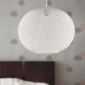Visca Megapap E27 rope ceiling light in white color 35x35x75cm.
